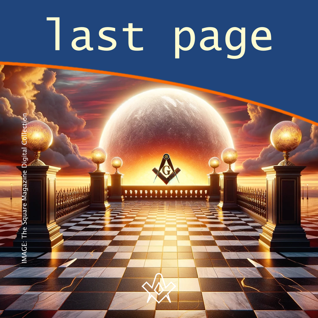 Last Page Final message from the publisher
