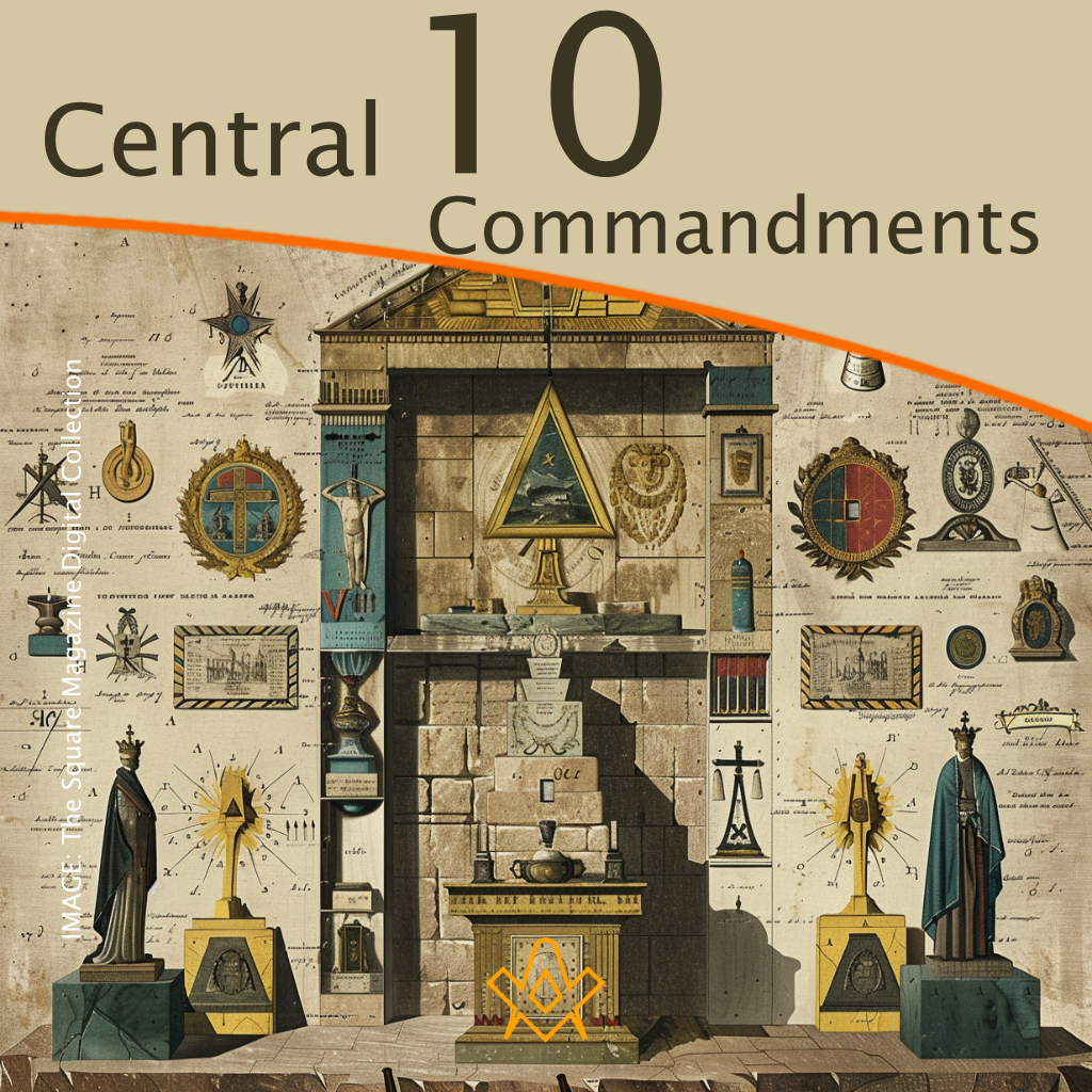 Ten Central Commandments or Principles of Freemasonry