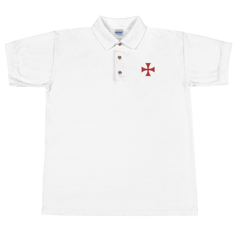 Download SQ Styles Knights Templar Embroidered Polo Shirt | SQ Styles